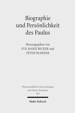 Biographie und Persönlichkeit des Paulus 